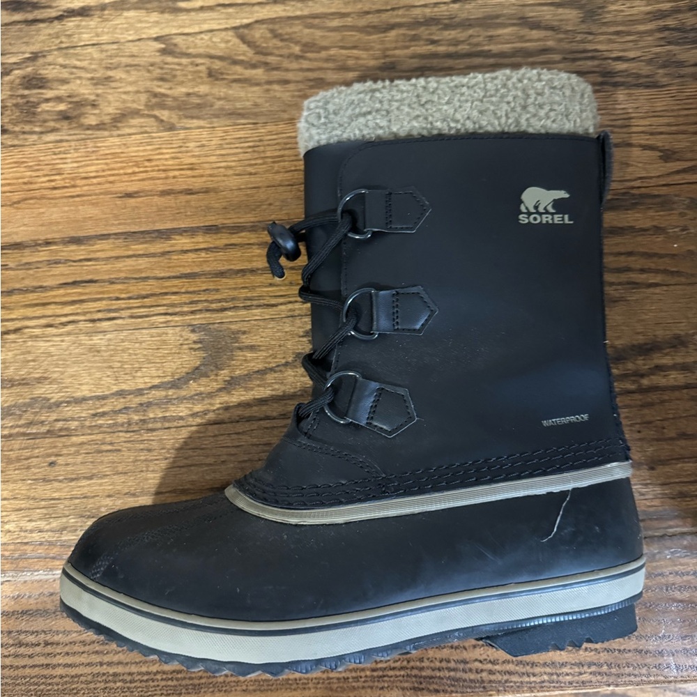 Sorel Black Waterproof Winter Boots